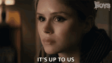 Its Up To Us Starlight GIF - Its Up To Us Starlight Erin Moriarty GIFs