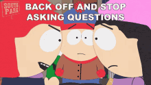 Back Off And Stop Asking Questions Wendy Testaburger GIF - Back Off And Stop Asking Questions Wendy Testaburger Rebecca GIFs