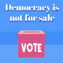 Pass The For The People Act Democracy GIF - Pass The For The People Act Democracy Democracy Is Not For Sale GIFs