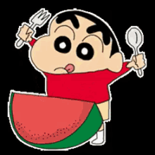 吃吃吃 GIF - Crayon Shin Chan Eat Hungry GIFs