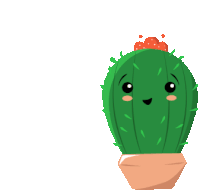 Cactus Happy Sticker - Cactus Happy Excited Stickers