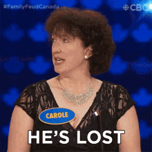 Hes Lost Family Feud Canada GIF - Hes Lost Family Feud Canada He Dont Know The Way GIFs