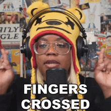 Fingers Crossed Aychristene GIF - Fingers Crossed Aychristene Aychristenegames GIFs