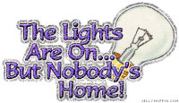 Greetings The Lights Are On But Nobodys Home Sticker - Greetings The Lights Are On But Nobodys Home Youre An Idiot Stickers