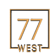 77west Logo Sticker - 77west Logo Stickers