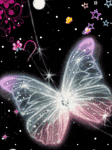 Butterflies Sparkles GIF - Butterflies Sparkles Stars GIFs