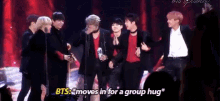 Bts Hug GIF - Bts Hug Group Hug GIFs