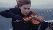 Playing Violin Taylor Davis GIF - Playing Violin Taylor Davis Legendary Guardian GIFs