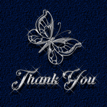 Thank You Sparkles GIF - Thank You Sparkles Blue GIFs