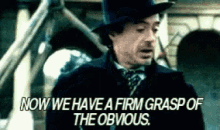 Robert Downey Jr Graps Of The Obvious GIF - Robert Downey Jr Graps Of The Obvious Sherlock GIFs