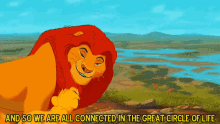 Connected In The Great Circle Of Life GIF - Circle Of Life Connected Lion GIFs