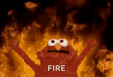 Elmo Hell GIF - Elmo Hell Burn In Hell GIFs