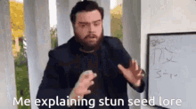 Explaining Meme Stun Seed GIF - Explaining Meme Explaining Stun Seed GIFs