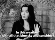 Morticia Addams Family GIF - Morticia Addams Family The Weather GIFs