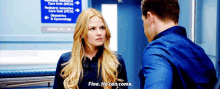 Once Upon A Time Emma Swan GIF - Once Upon A Time Emma Swan Fine He Can Come GIFs
