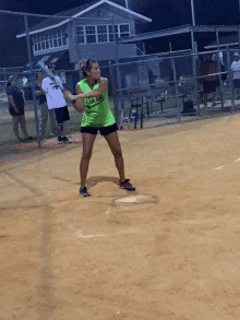 outta here softball swing green grand slam outta here softball swing green grand slam