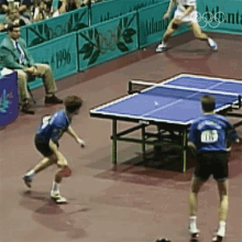 Hitting The Ping Pong Ball Steffen Fetzner GIF - Hitting The Ping Pong Ball Steffen Fetzner Jorg Rosskopf GIFs