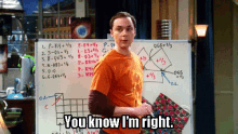 Im Right GIF - You Know Im Right Sheldon Cooper Big Bang Theory GIFs