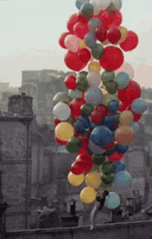 Fly Away.. GIF - Bye Balloons Float GIFs