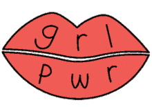 grl pwr girl power lips you go girl martina martian