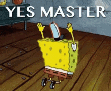 Spongebob Yes Master GIF - Spongebob Yes Master Worship GIFs