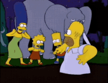 homer in the tar pit