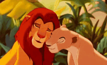 lion king simba nala in love