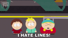 i hate lines eric cartman clyde donovan butters stotch south park