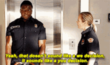 Station19 Dean Miller GIF - Station19 Dean Miller Yeah That Doesnt Sound Like A We Decision GIFs