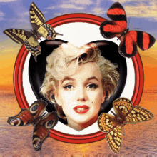 Marilyn Monroe Heart GIF - Marilyn Monroe Heart Butterflies GIFs