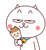 Cat Ice Sticker - Cat Ice Cream Stickers