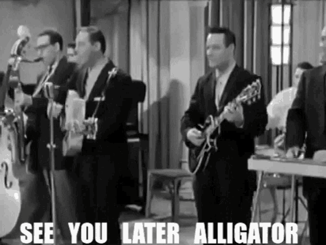 Bill Haley See You Later Gif Bill Haley See You Later Alligator Discover Share Gifs