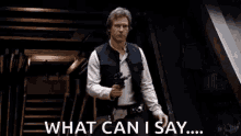 Star Wars Han Solo GIF - Star Wars Han Solo Shrug GIFs