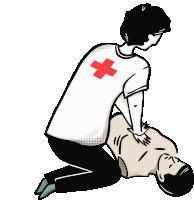 Mivkbp First Aid Sticker - Mivkbp First Aid Ifjusagivoroskeresz Stickers