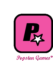 Popstar Games Melody April Sticker - Popstar Games Melody April Logo Stickers
