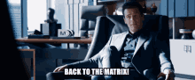matrix matrix resurrection groff back to the matrix jonathan groff