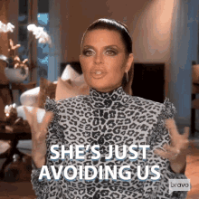 Shes Just Avoiding Us Lissa Rinna GIF - Shes Just Avoiding Us Lissa Rinna Real Housewives Of Beverly Hills GIFs