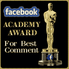 Facebook Academy Award GIF - Facebook Academy Award Best Comment GIFs