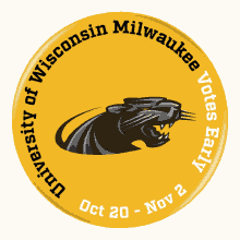 university of wisconsin milwaukee uwm panthers wi early vote vote early
