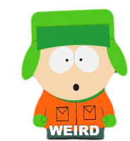 Weird Kyle Broflovski Sticker - Weird Kyle Broflovski South Park Stickers