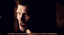 klaus niklaus mikaelson tvd angry happiness