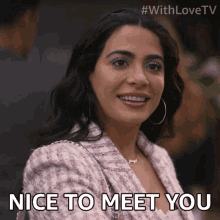Nice To Meet You Lily Diaz GIF - Nice To Meet You Lily Diaz With Love GIFs
