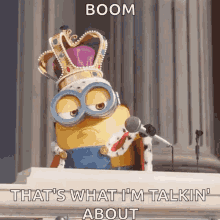 minions mic drop boom thats what im talking about