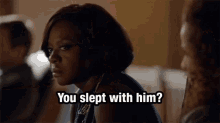 You Slept With Him? GIF - Htgawm How To Get Away With Murder Abc GIFs