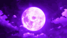 Anime Purple GIF - Anime Purple Clouds GIFs