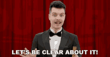 Lets Be Clear About It Benedict Townsend GIF - Lets Be Clear About It Benedict Townsend Youtuber News GIFs