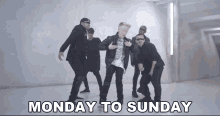 Monday To Sunday Carson Lueders GIF - Monday To Sunday Carson Lueders All Day Song GIFs