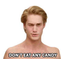 Dont Eat Any Candy Dont Eat It Sticker - Dont Eat Any Candy Dont Eat It Stop Stickers