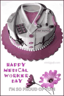 Happy Medical Worker Day Congrats GIF - Happy Medical Worker Day Congrats Cake GIFs