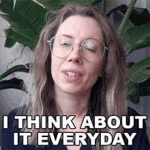 I Think About It Everyday Cecelia GIF - I Think About It Everyday Cecelia Bustle GIFs